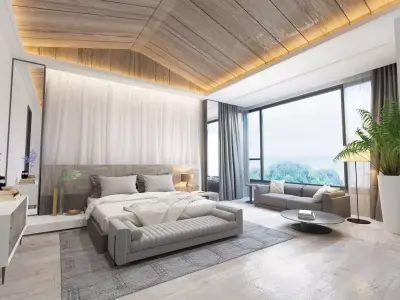 Hotel Bedroom  3D model