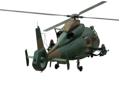 Harbin Z-9 3D model