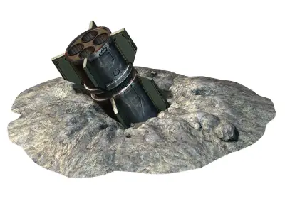 Missile-pit 01 3D model