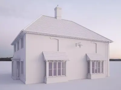 British House Bosc 3D 3D model
