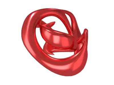 Abstract Shape v23 005 Low-poly 3D model