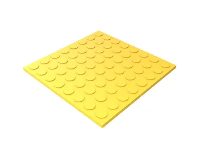 Blind Indicator Tactile Paving Tiles v1 002 Low-poly 3D model