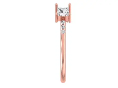 Women Light Weight Band Ring 3D print model shop