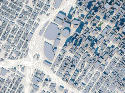 Los Angeles City United States 3D model