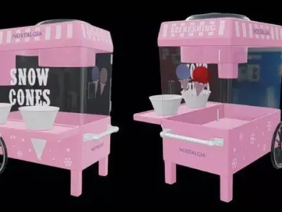 Snow Cone Maker 3D model