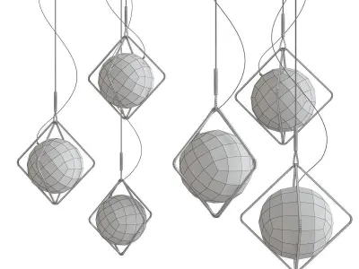 Jack Olantern Brokis Pendant Light By Lucie Koldova 3d model Low-poly 3D model