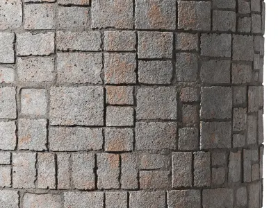 Brick Wall PBR Material 05 Texture