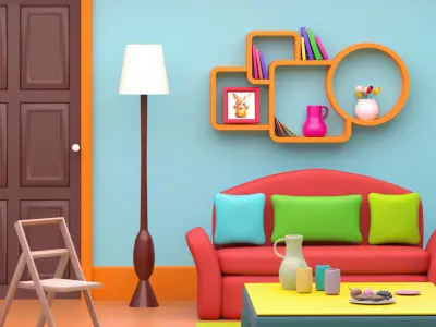 KIDS ROOM 3D model