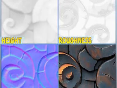 Stylized Ornaments Seamless Texture Texture