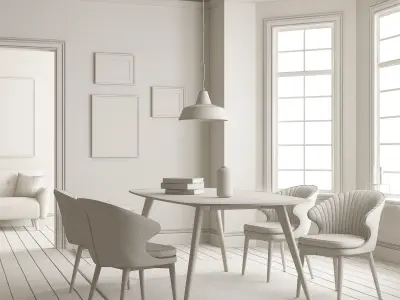 Dining Room 123 Interior 3D model