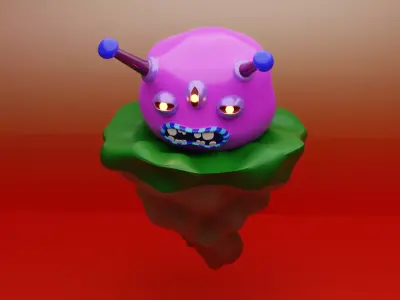 Lost Alien Low-poly 3D model