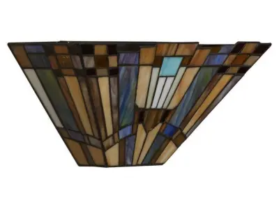 Charles Light Yellow Brown Flush Mounted Sconce 3D model