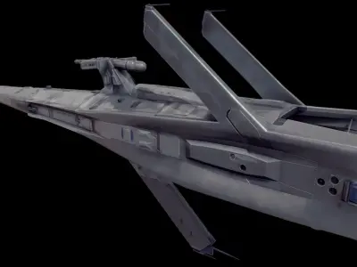 spaceship b05 3D model