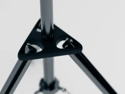 Studio Light Stand Low-poly 3D model