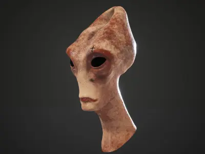 Alien from Mass Effect  3D model