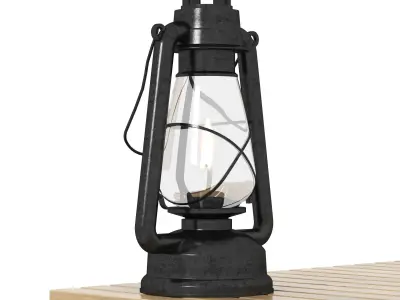 Camping lantern 3D model