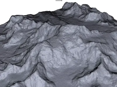 Shishapangma Mountain China 3D model