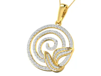 Pendant Earring Set 3dm STL OBJ FBX Render Details 3D print model buy