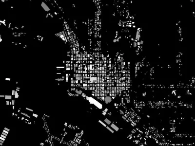 San Diego Downtown Streets and Buildings 3D model