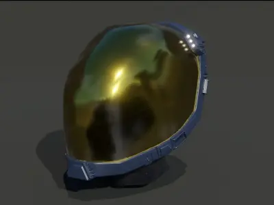 Space Helmet 3D model