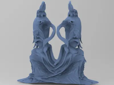 SeaShip stone crest 2 3D model