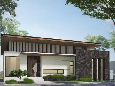 JAKARTA HOUSE Low-poly 3D model