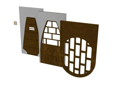 Rancor Keeper Door 1-6 scale Hottoys 3D print model