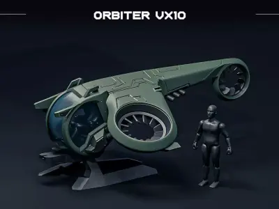 Orbiter aircraft 3D print model
