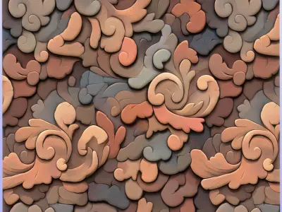 Stylized Ornaments Seamless Texture Texture