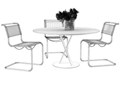 Dining Set 160 3D model