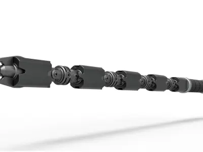 Weapon of Natasha Romanoff from movie Black Widow 2021 3D print model