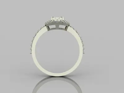 Women jewelry ring 3D print model