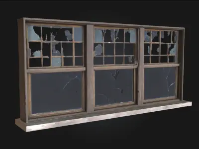 Shattered Reflection  Symbolic Fragments of Broken Truth 3D model