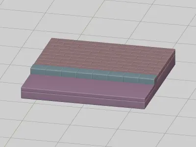 Sidewalk 3D model