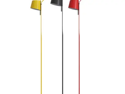 Rope Trick Floor Lamp 3D model