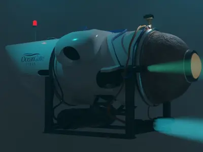 OceanGate Titan Submersible  3D model