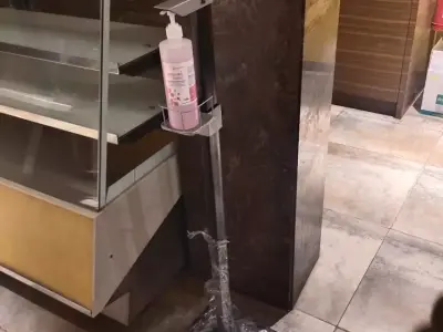 PEDAL PRESS SANITIZER STAND  3D model