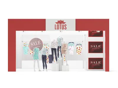 Women Clothes Store 3D Model 3D model