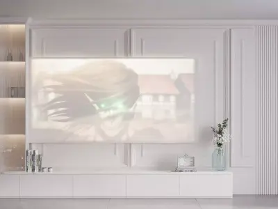 TV WALL NO40 A 3D model