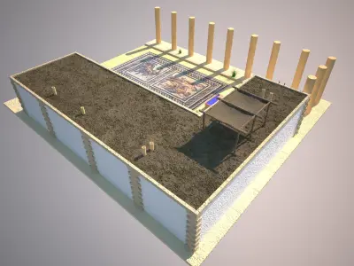 Antique House 3D model