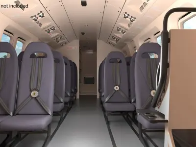  Transport Cargo Helicopter Yellow 