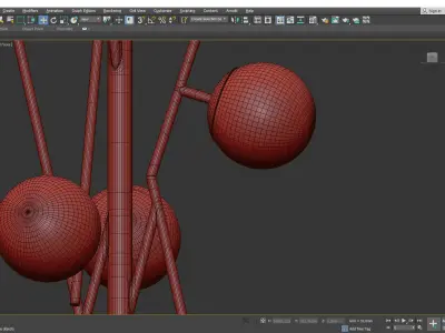 Alurria LED Foyer Chandelier Low-poly 3D model