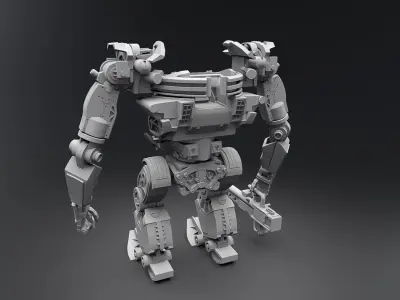 AMP suit scale model  3D print model