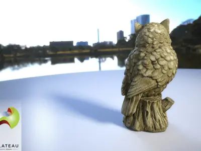 0001-05 Owl Light 3D print model