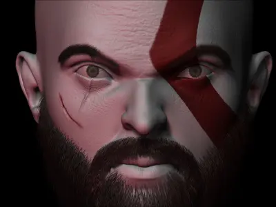 3D Character of KRATOS - GOD OF WAR 3D model