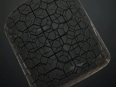 Glass Window Transparent PBR Seamless Texture