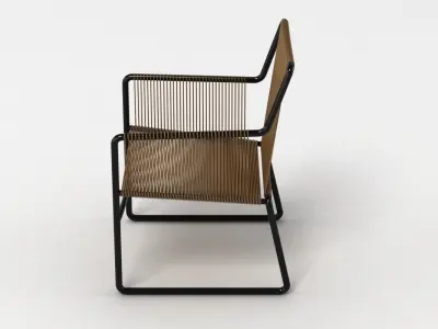 Flexform Harp Chair 3D model