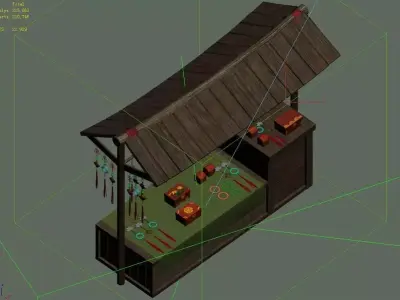 Beijing City Street - Ornament Stand 3D model