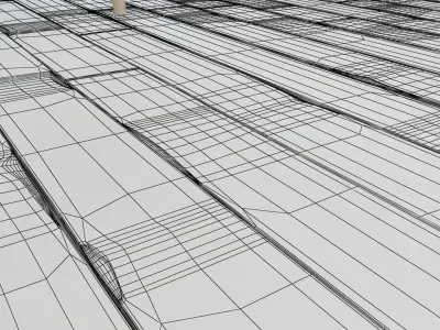 Scandinavian floor set 1 3D model