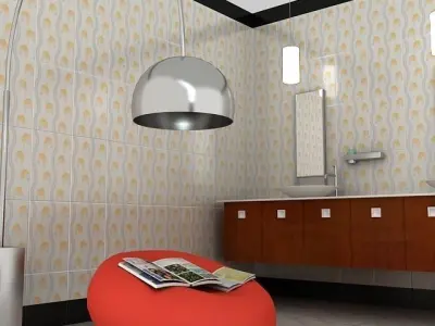 Wash Room 01 3D model